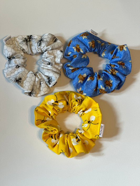 Bee Hair Scrunchie